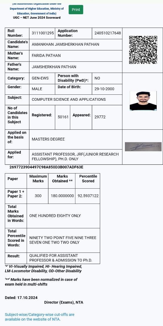 Aman Result